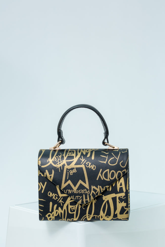 Farah Graffiti Bag In Black