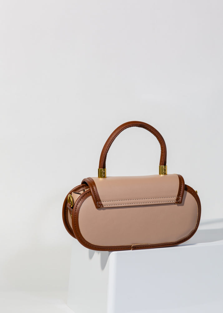 
            
                Load image into Gallery viewer, Bri Mini Handbag Bag In Chocolate Mousse
            
        