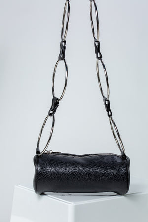
            
                Load image into Gallery viewer, Ziva Faux Leather Bag With Ring Detail
            
        