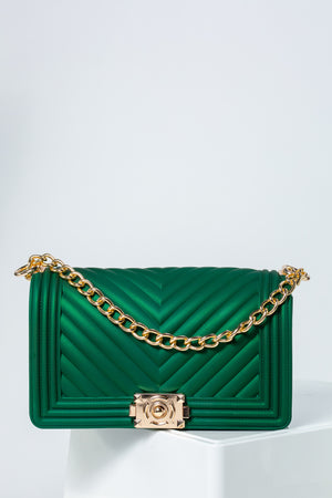 
            
                Load image into Gallery viewer, Diana Emerald Green Shoulder Bag
            
        