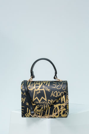 
            
                Load image into Gallery viewer, Farah Graffiti Bag In Black
            
        