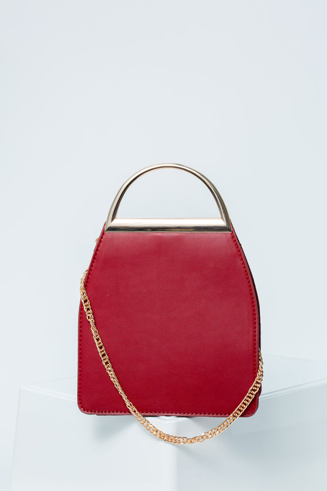 
            
                Load image into Gallery viewer, Emery Slim Shape Bag In Wine
            
        