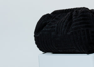 Athena Towel Clutch In Black