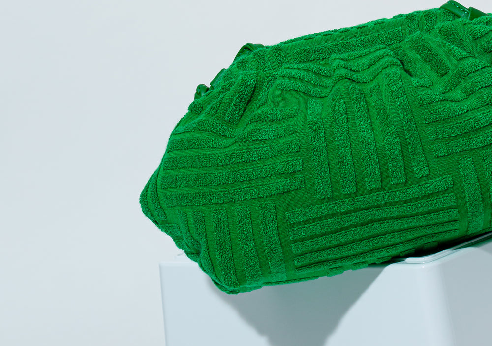 Athena Towel Clutch In Green
