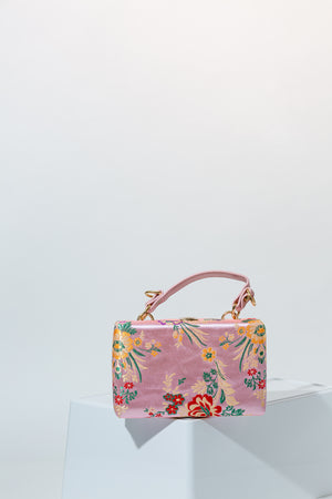 Jolene Floral Print Bag In Pink